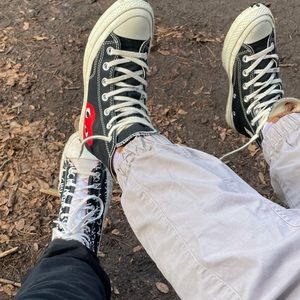 Comme Des Garçons Play converse